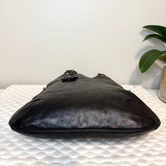 YSL YVES SAINT LAURENT Tribute Tote Shoulder Bag Leather Black - Picture 5 of 14